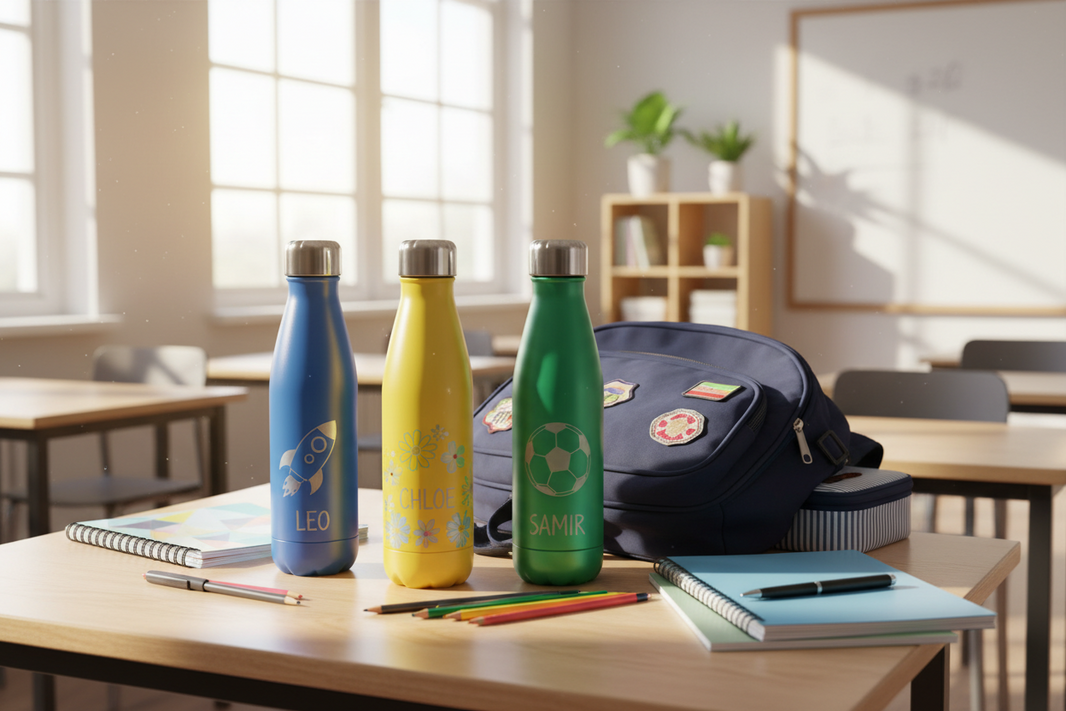 Back to School Essentials: Personalised Water Bottles for Students
