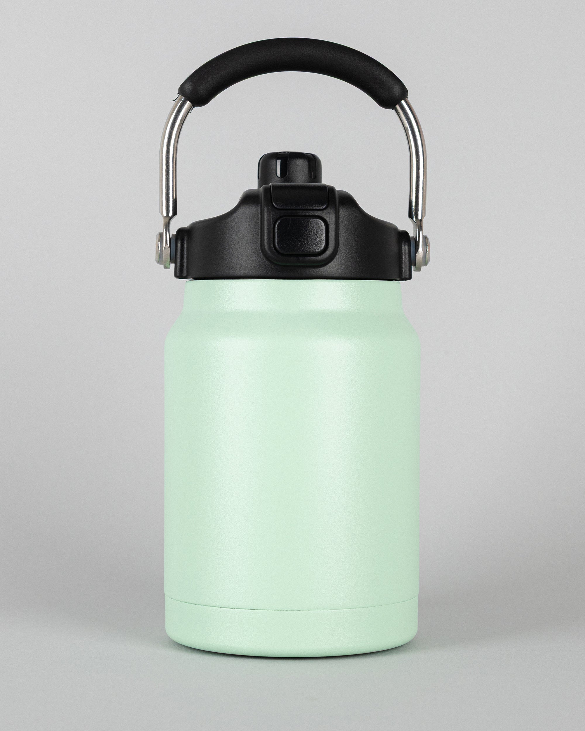 Versai 1.1L Mint Stainless Steel Straw Spout Water Bottle