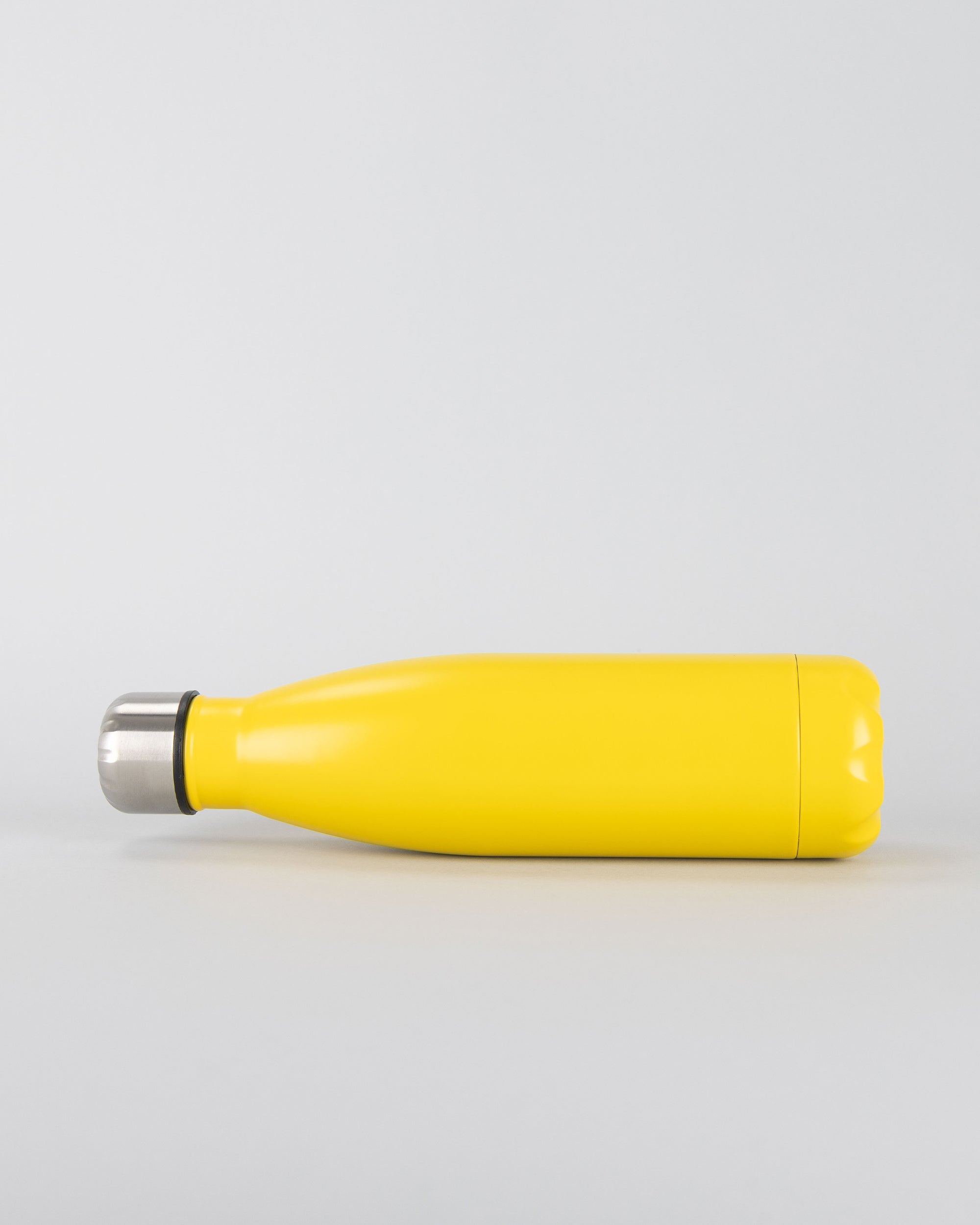 Personalised Stainless Steel Cola Shape Water Bottle - 500ml - Yellow