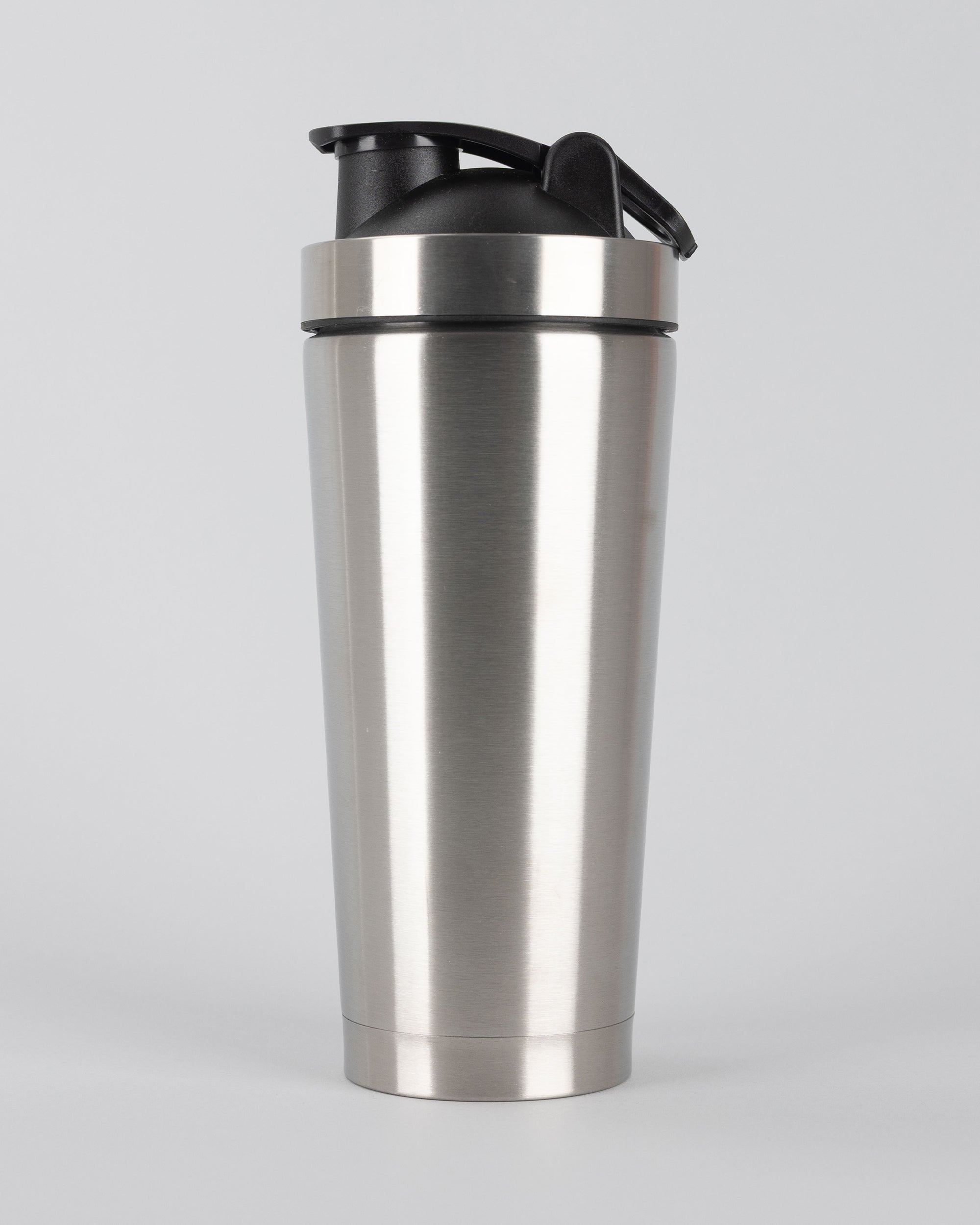 Silver Personalised Stainless Steel Protein Shaker Bottle — 550ml / 750ml