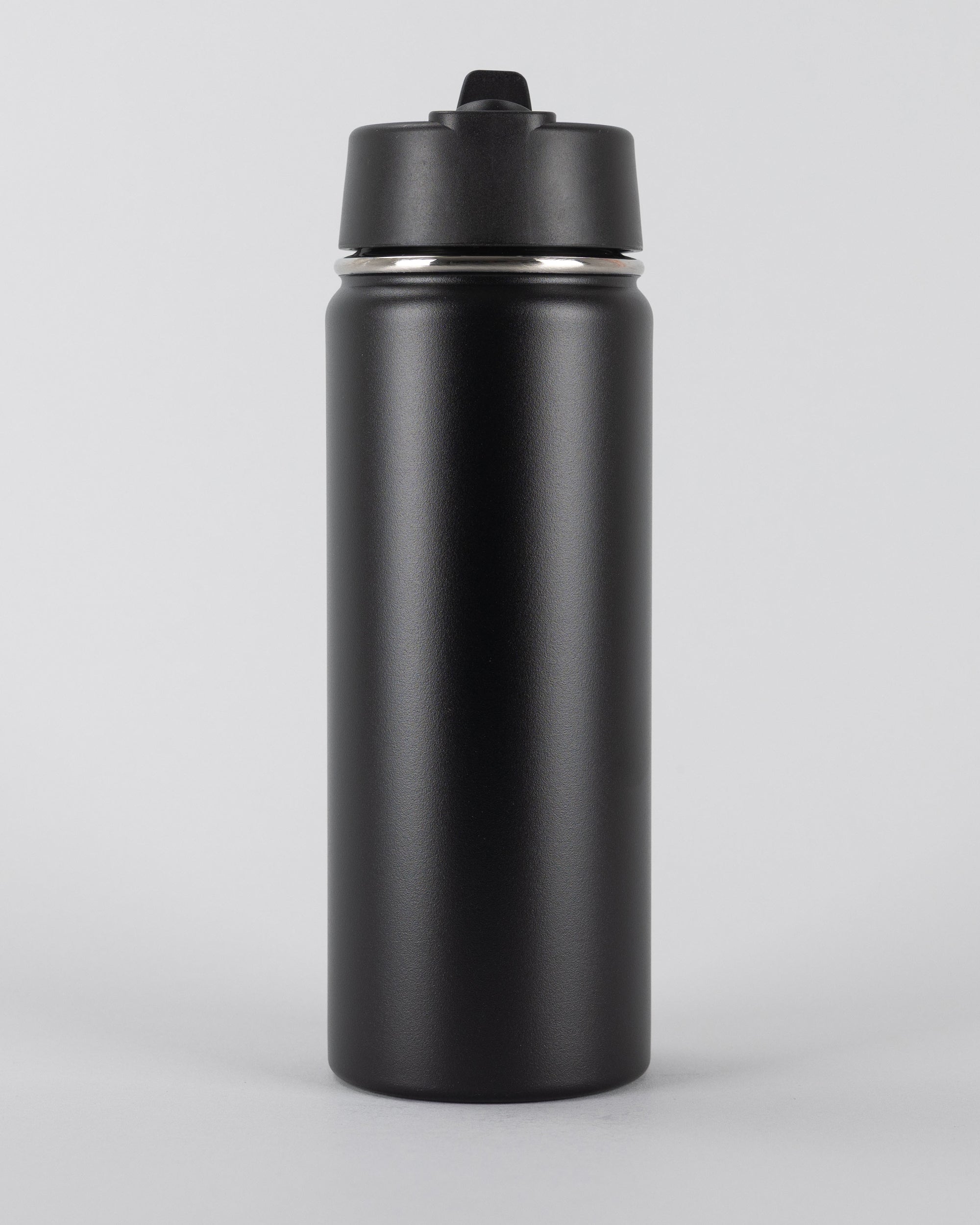 Black Hydra Straw — Personalised Stainless Steel Flip Straw Bottle (18oz / 22oz / 32oz)