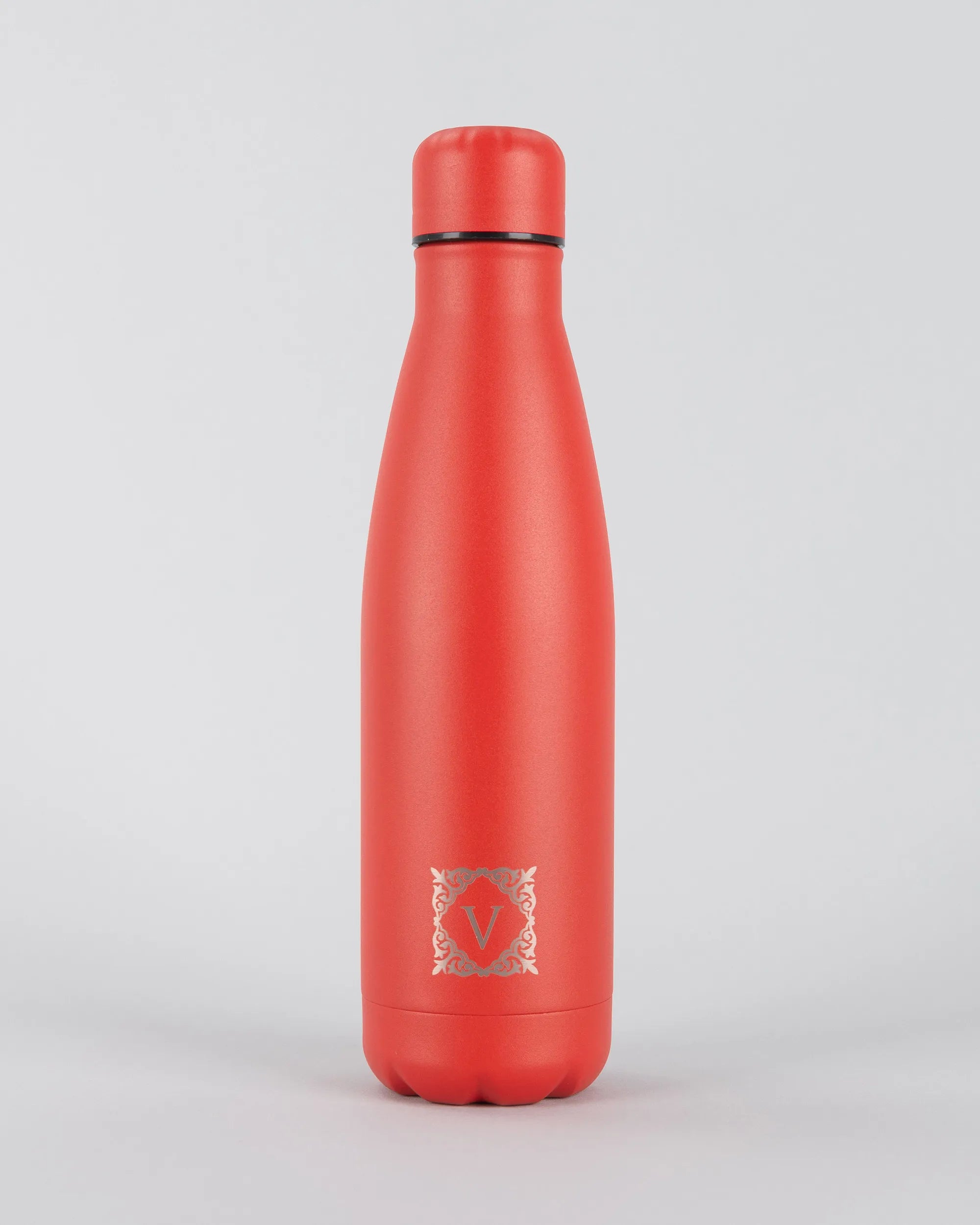 Red Personalised Stainless Steel Water Bottle – 500ml | Versai