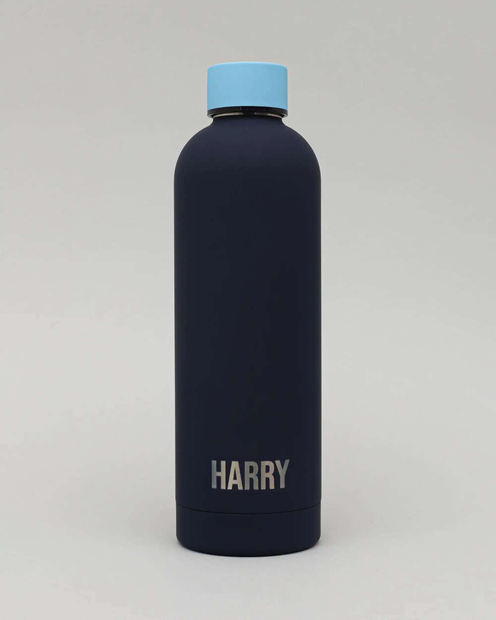 Personalised Stainless Steel EasyPour Water Bottle - 500ml & 750ml - Navy