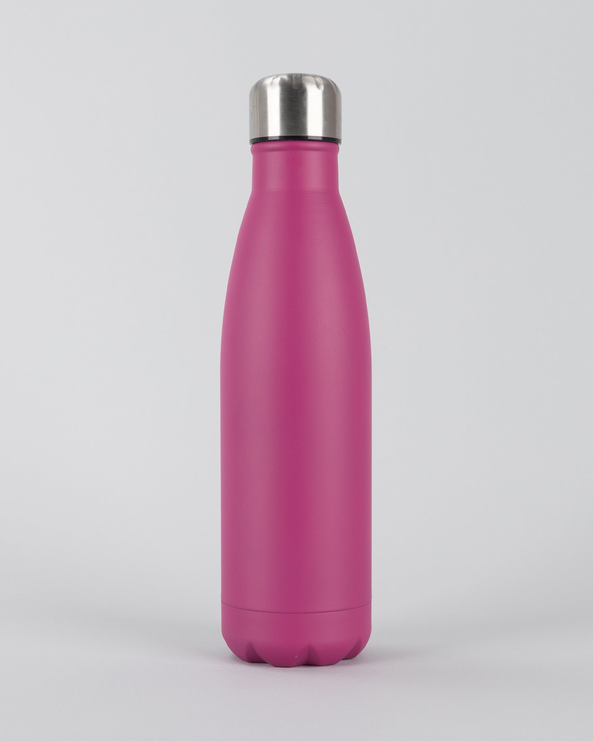 Personalised Stainless Steel Cola Shape Water Bottle - 500ml - Cerise