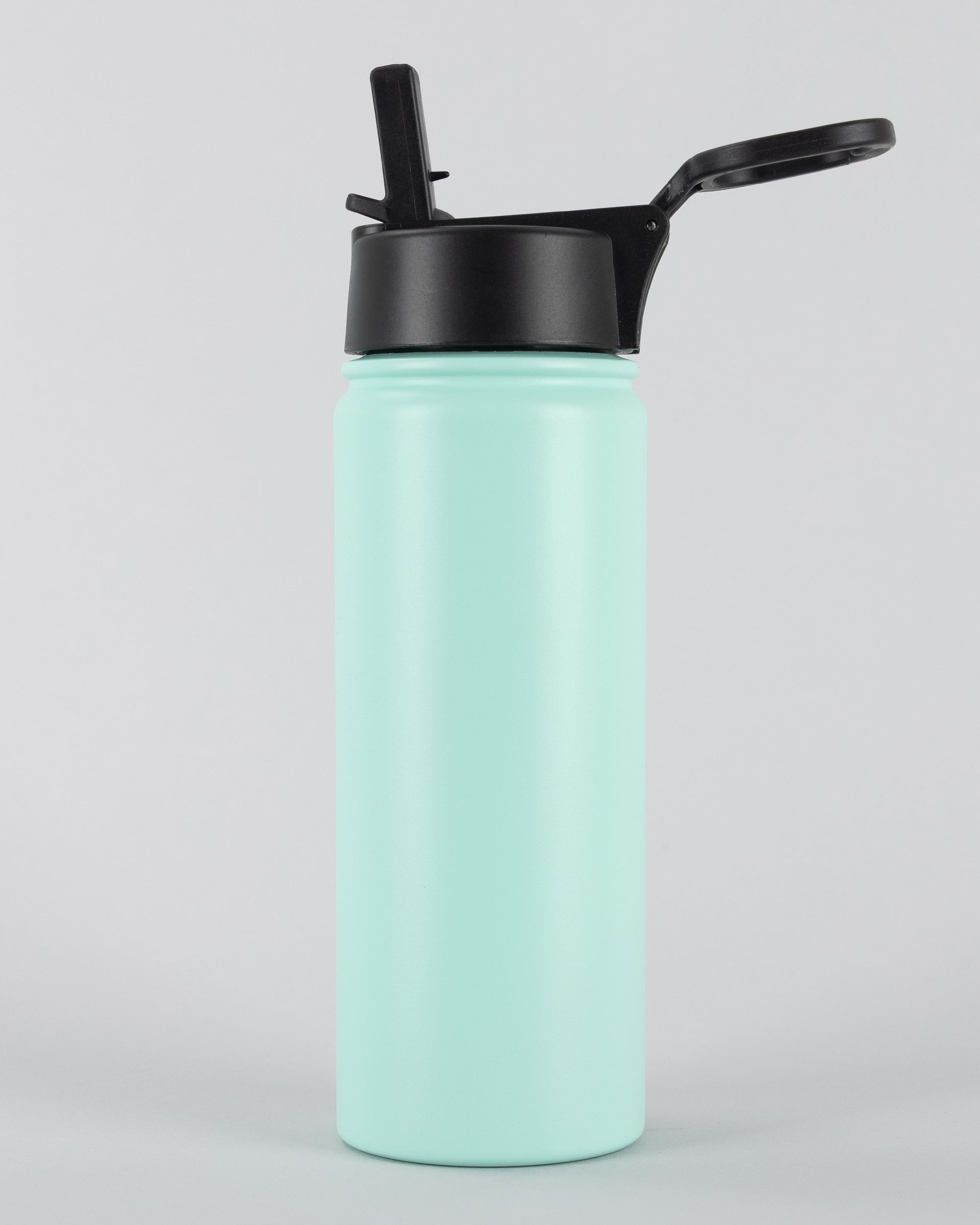 Sky Blue Hydra Straw — Personalised Stainless Steel Flip Straw Bottle (18oz / 22oz / 32oz)