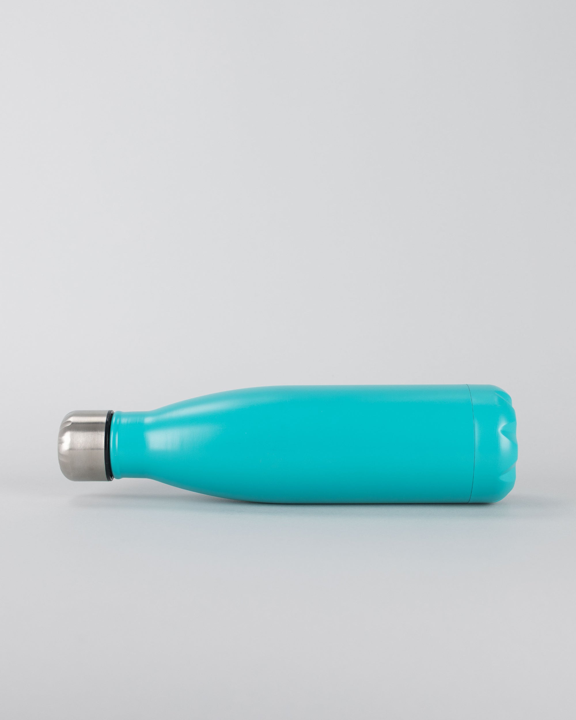 Personalised Stainless Steel Cola Shape Water Bottle - 500ml - Turqouise