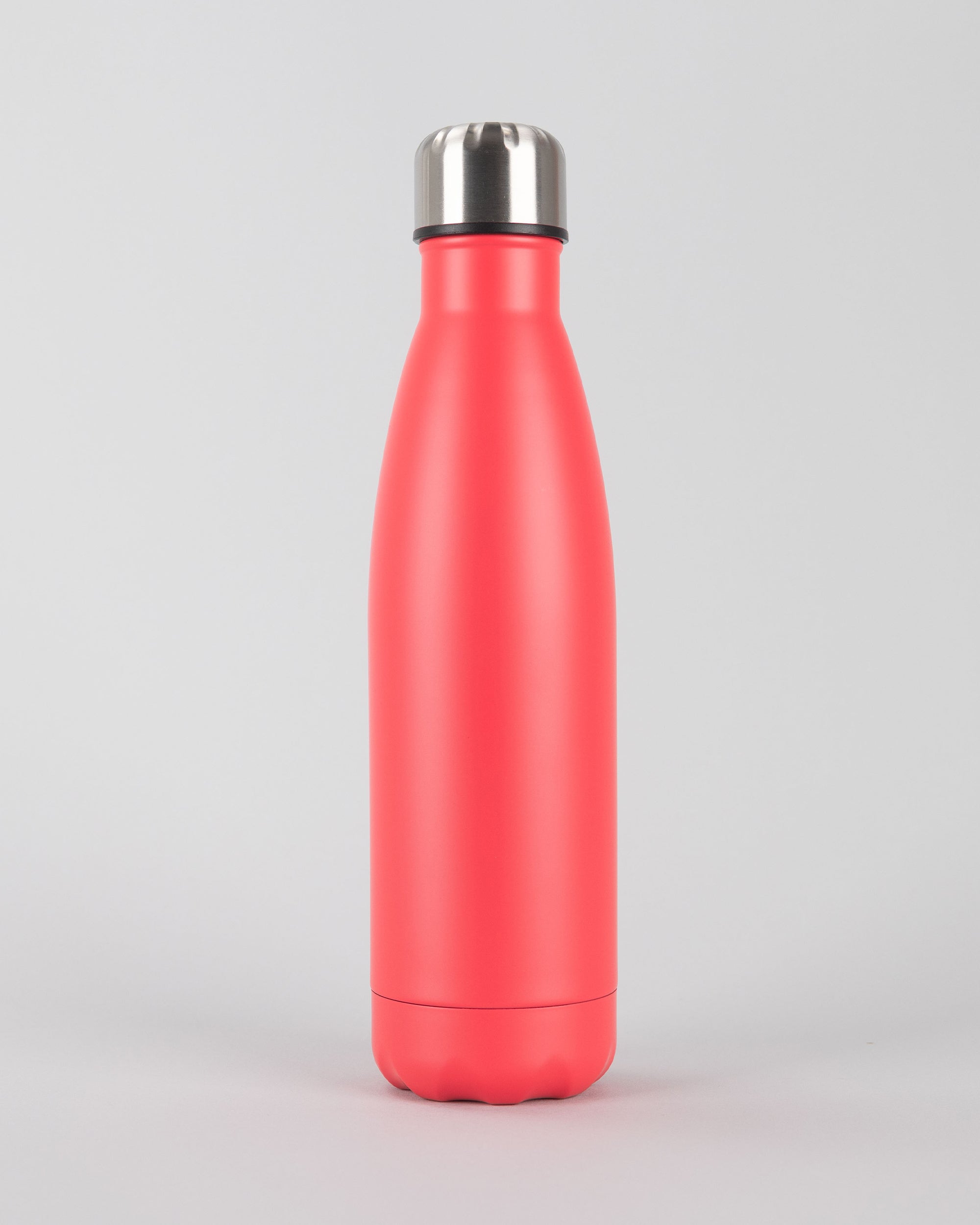 Personalised Stainless Steel Cola Shape Water Bottle - 500ml - Hot Pink