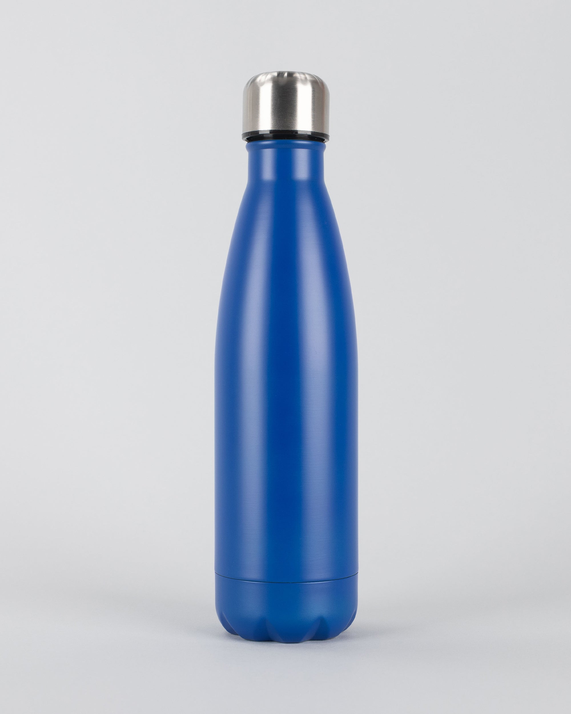 Personalised Stainless Steel Cola Shape Water Bottle - 500ml - Navy
