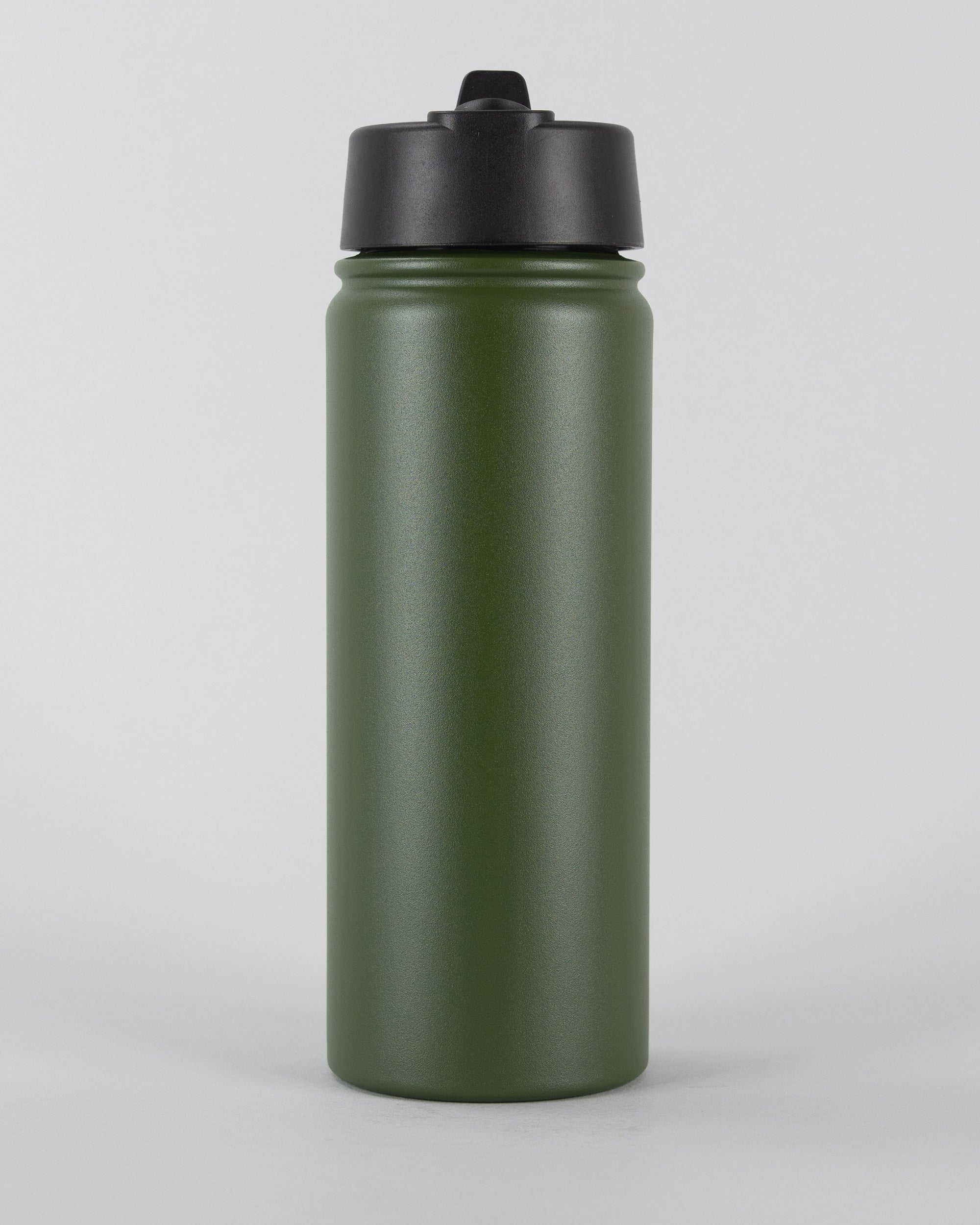 Forest Green Hydra Straw — Personalised Stainless Steel Flip Straw Bottle (18oz / 22oz / 32oz)