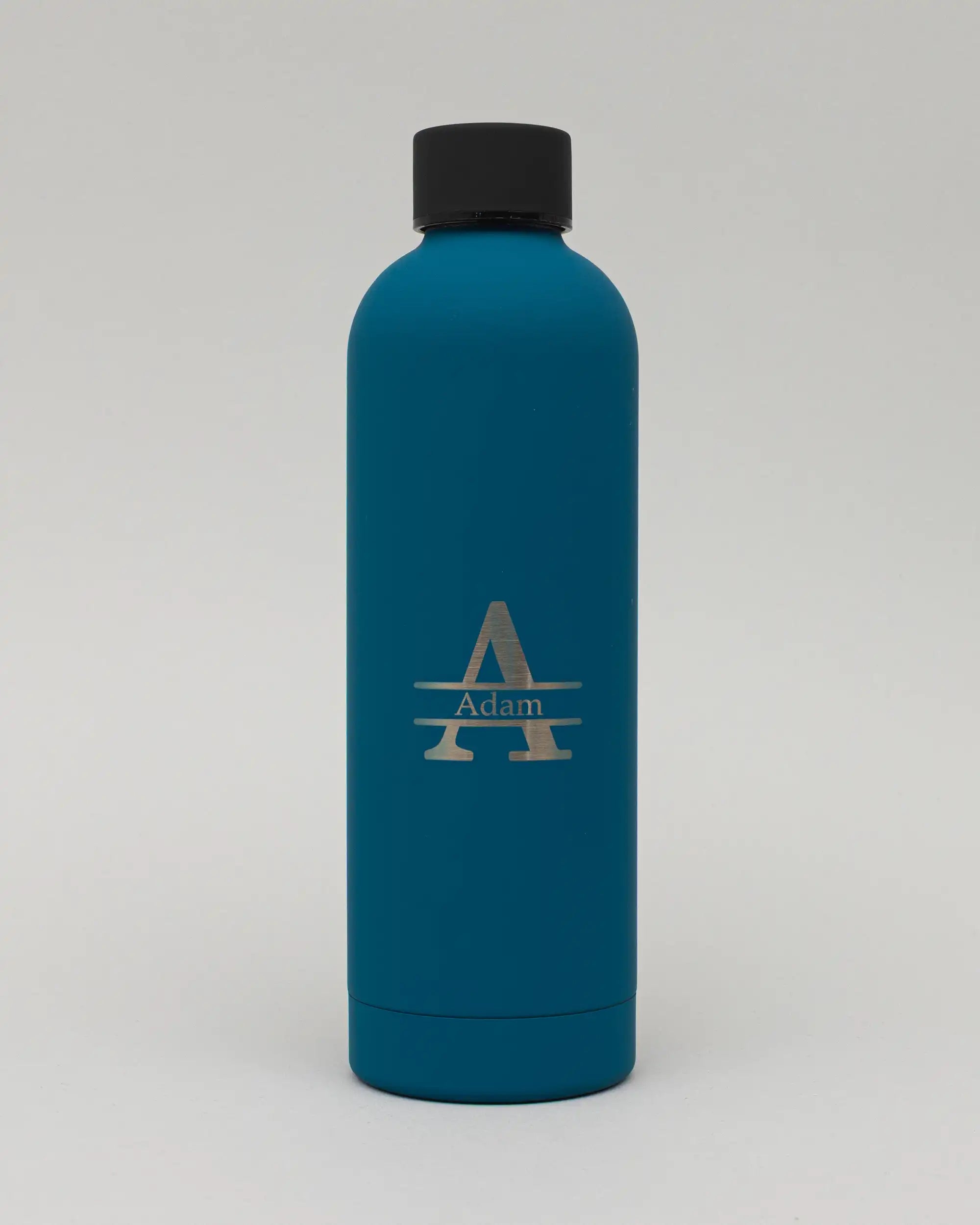 Personalised Stainless Steel EasyPour Water Bottle - 500ml & 750ml - Blue