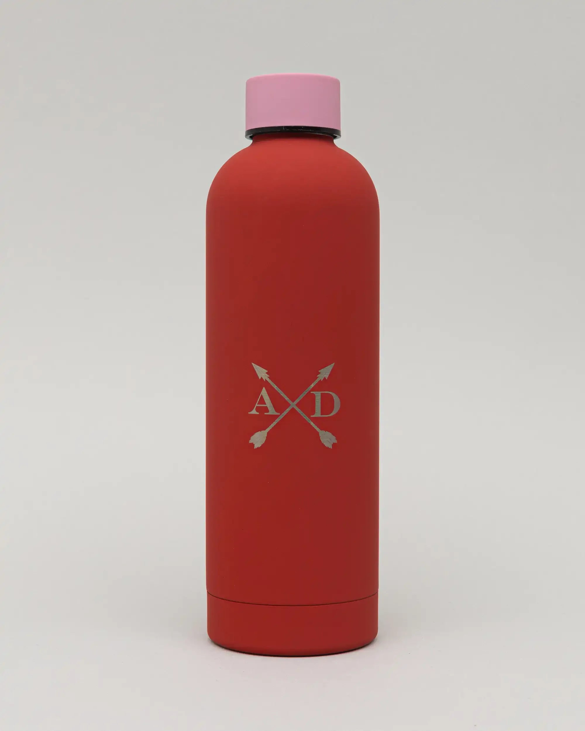 Personalised Stainless Steel EasyPour Water Bottle - 500ml & 750ml - Red