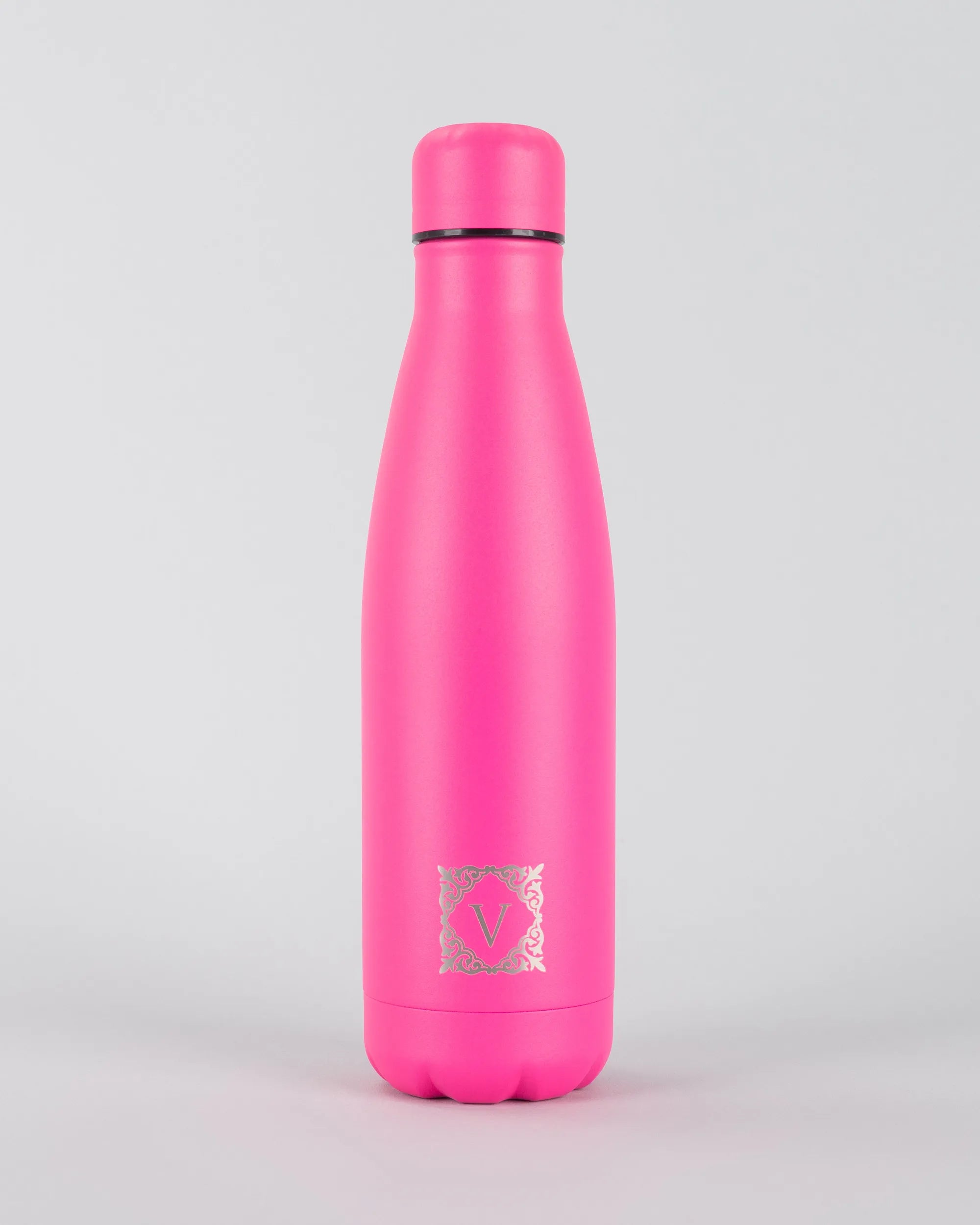 Hot Pink Personalised Stainless Steel Water Bottle – 500ml | Versai