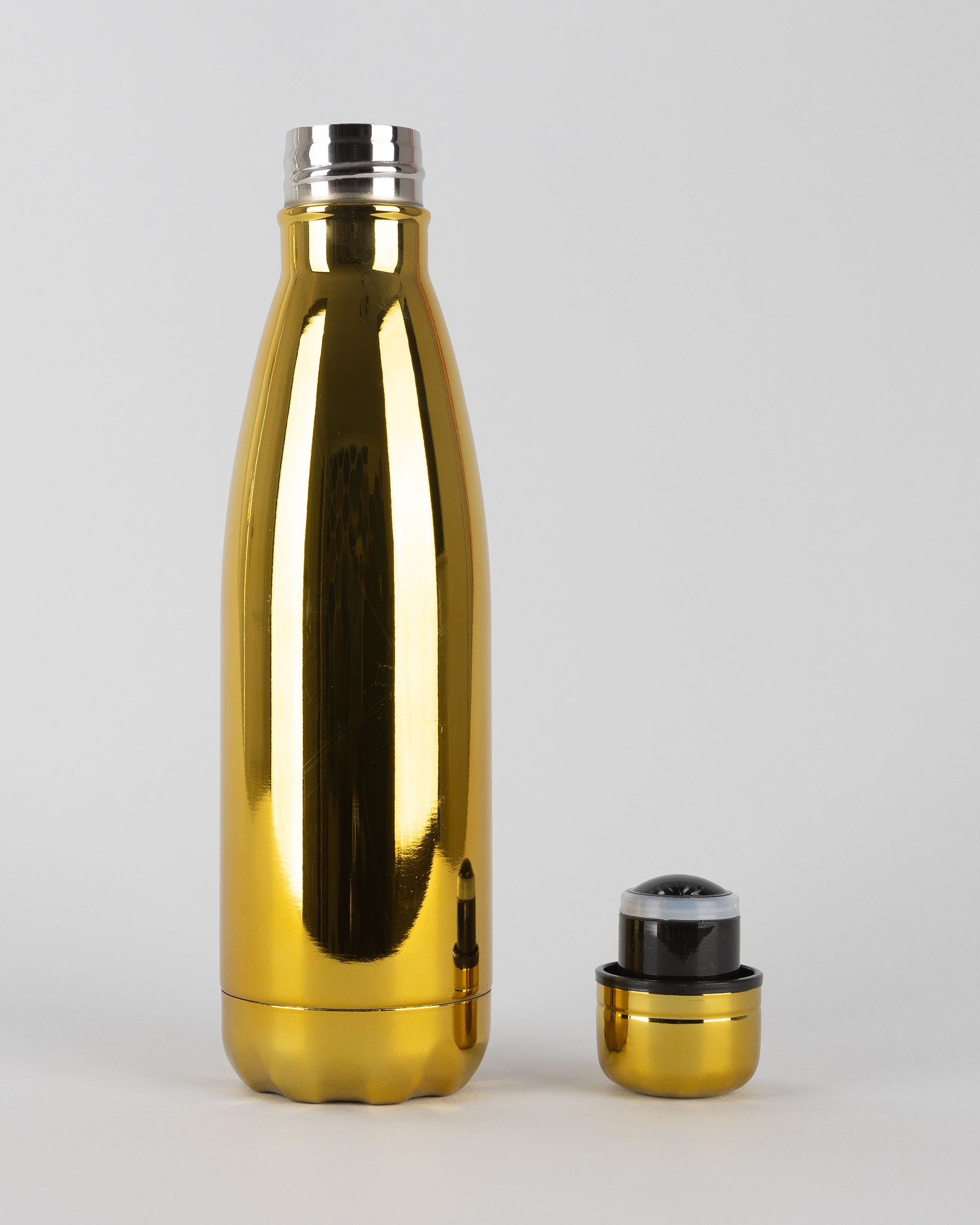 Gold Personalised Stainless Steel Water Bottle – 500ml & 750ml | Double-Walled Insulated Flask | Keeps Drinks Hot or Cold for Hours | Willys Bottles