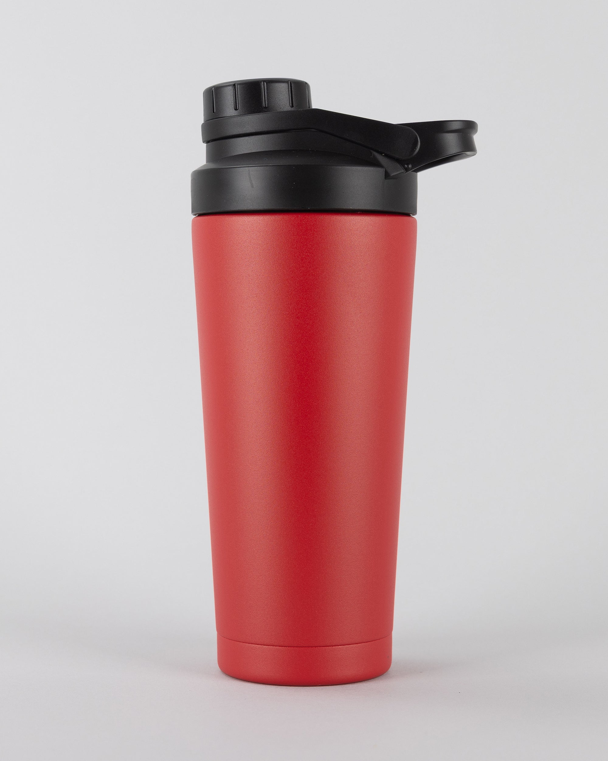 Red Personalised Stainless Steel Protein Shaker Bottle (750ml)