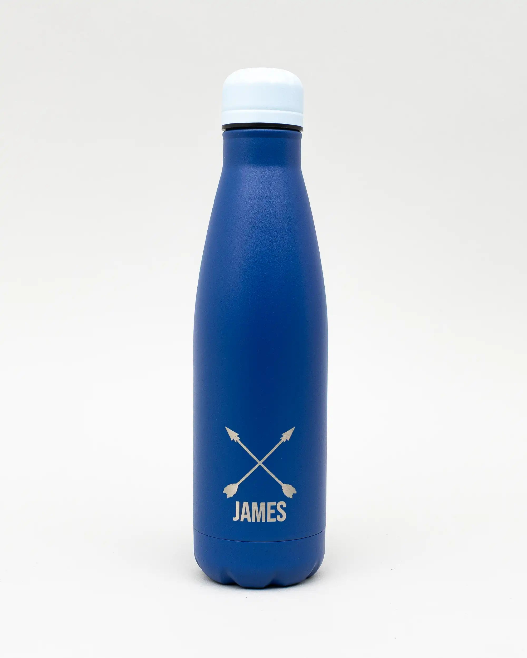 Navy Blue Personalised Stainless Steel Water Bottle – 500ml | Versai