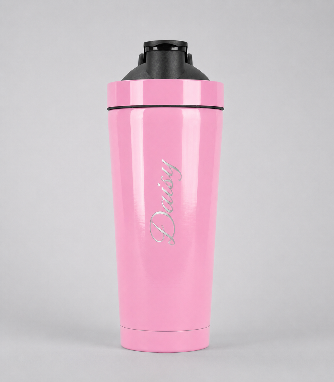 Pink Personalised Protein Shaker Bottle — 550ml / 750ml