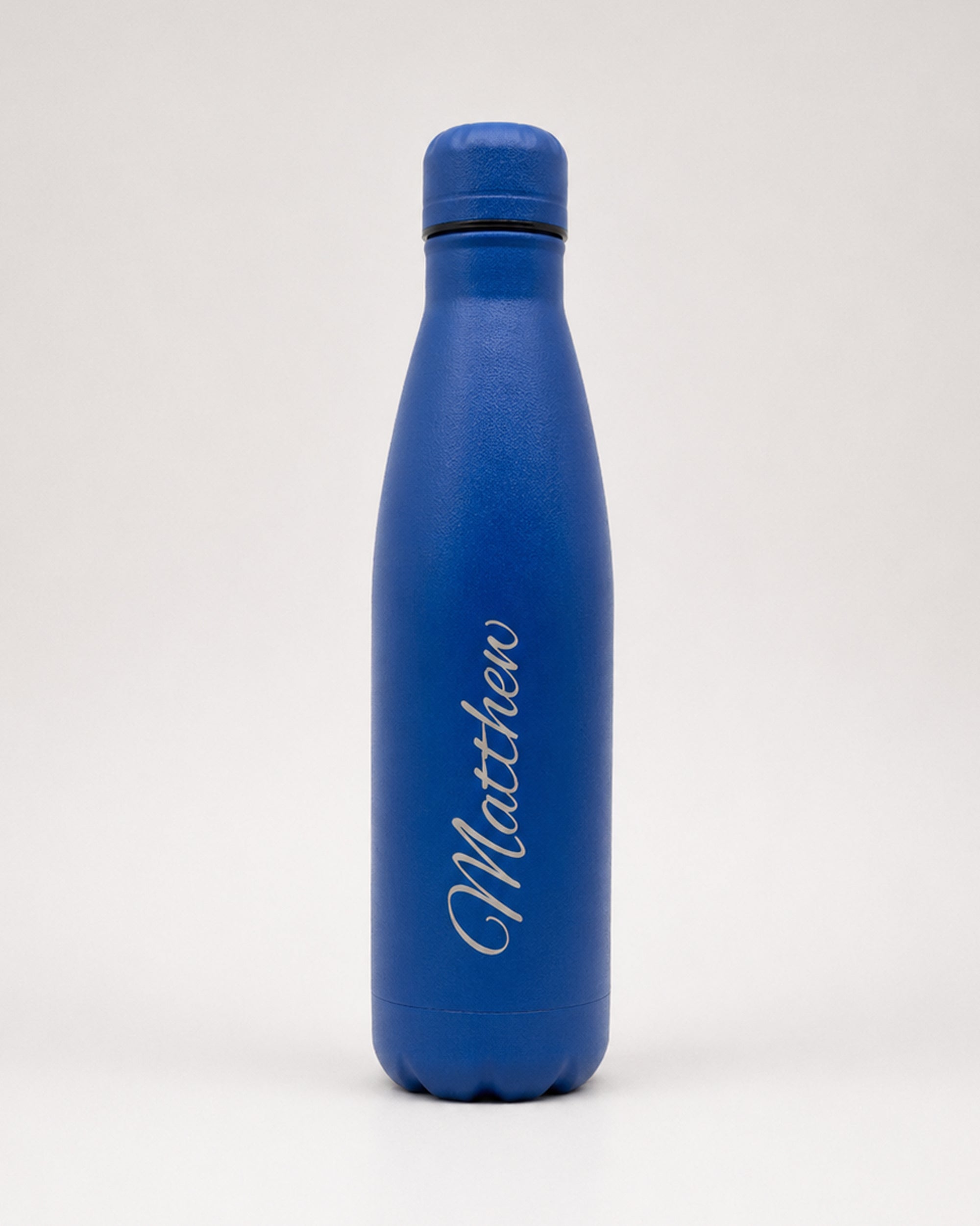 Navy Blue Personalised Stainless Steel Water Bottle – 500ml | Versai