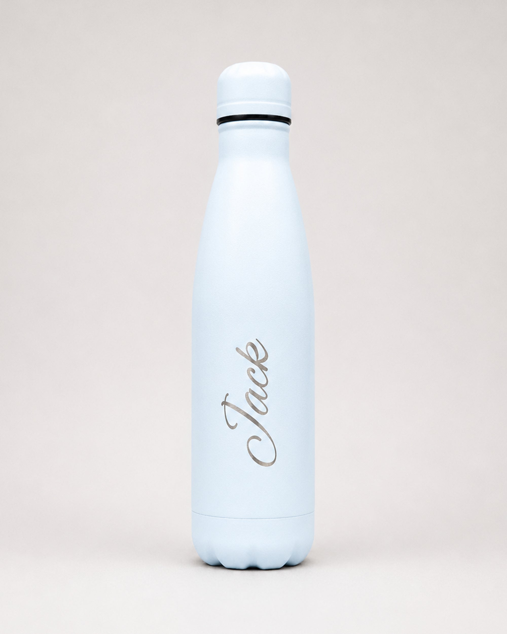 Sky Blue Personalised Stainless Steel Water Bottle – 500ml | Versai