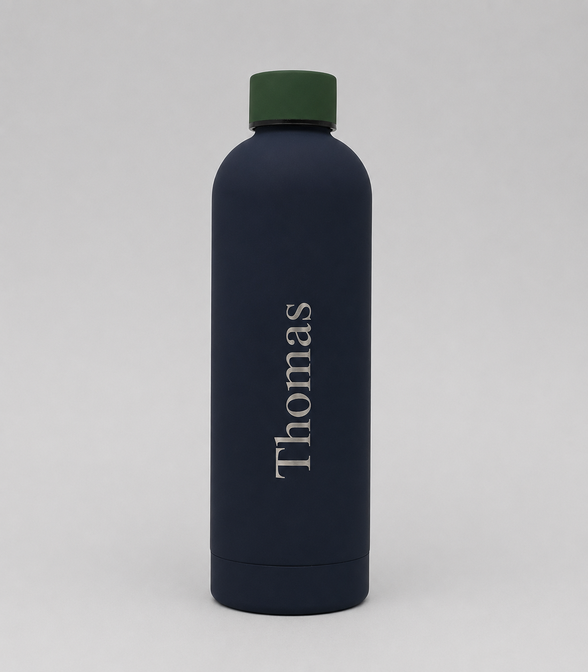 Personalised Stainless Steel EasyPour Water Bottle - 500ml & 750ml - Navy