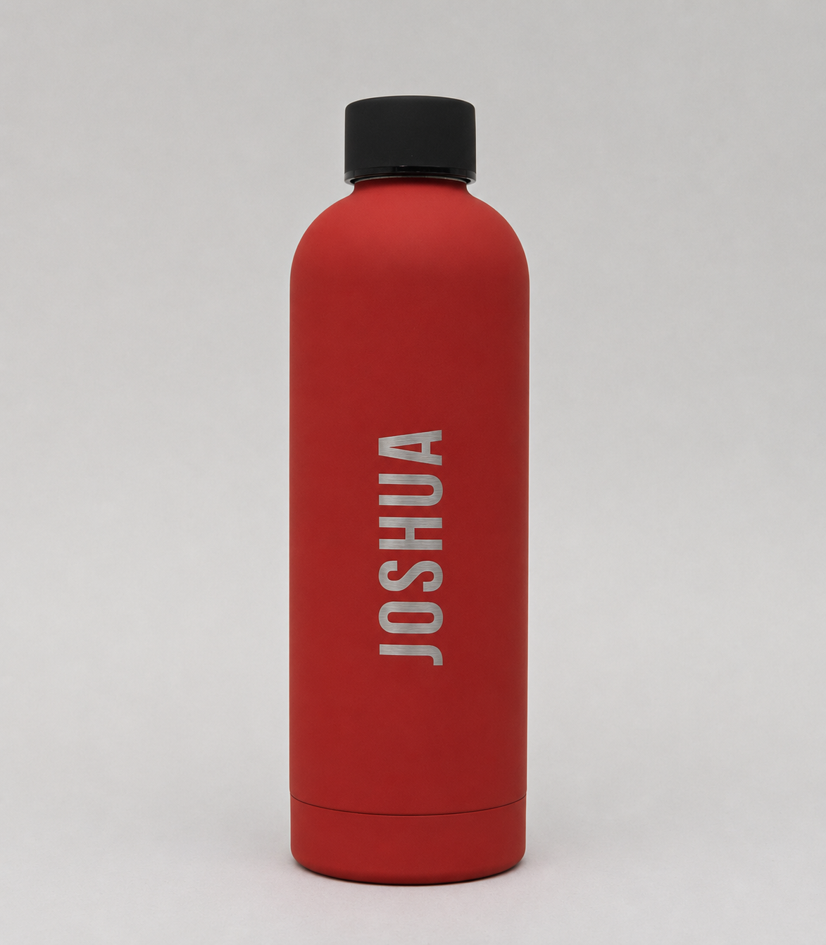 Personalised Stainless Steel EasyPour Water Bottle - 500ml & 750ml - Red