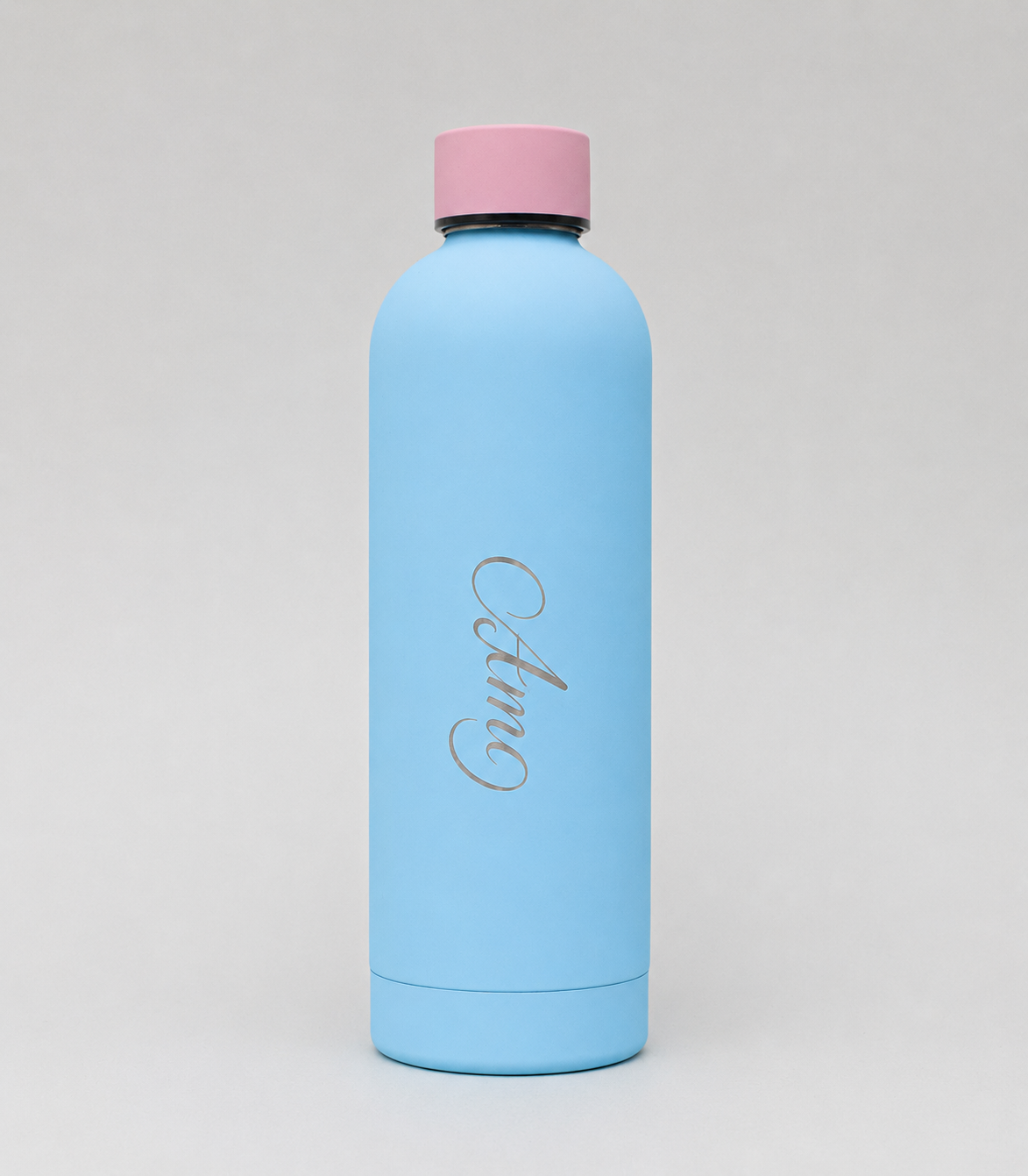 Personalised Stainless Steel EasyPour Water Bottle - 500ml & 750ml - Sky Blue