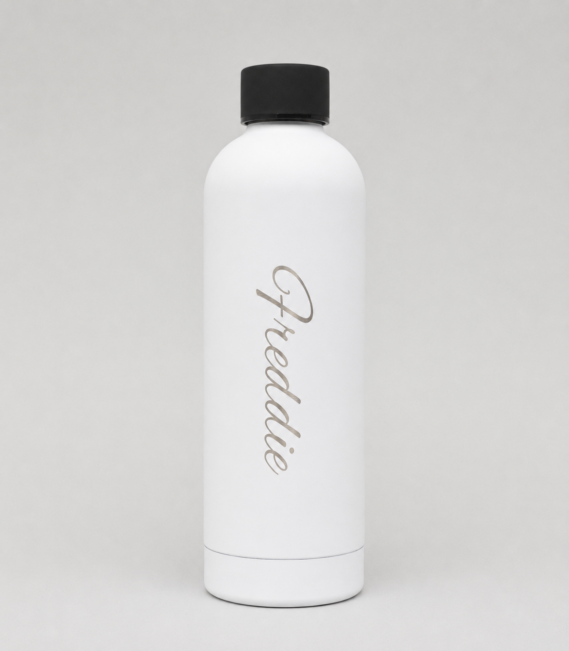 Personalised Stainless Steel EasyPour Water Bottle - 500ml & 750ml - White